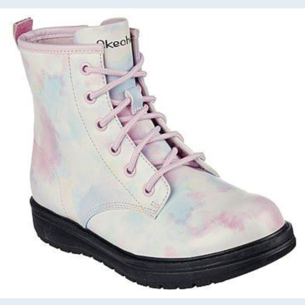Girls Skechers Gravlen Color Whirl Boots